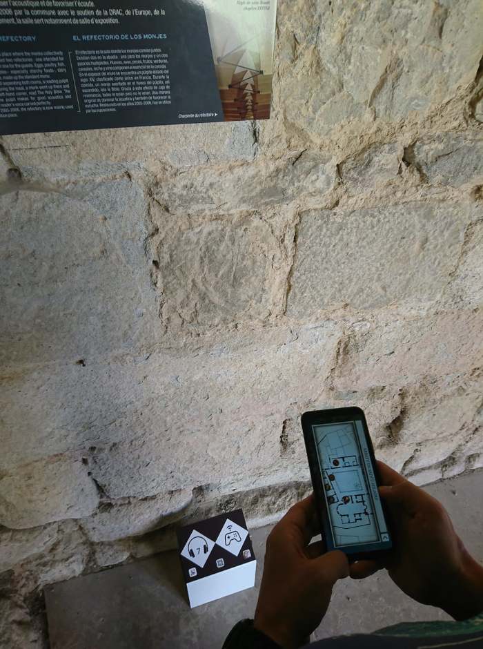 Application mobile pour visiter l'Abbaye de St Hilaire